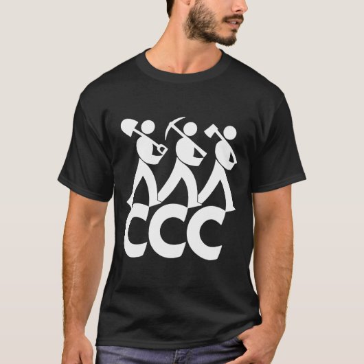 Het Amerikaanse Civiele Conservatorium opnieuw opb T-shirt (Voorkant)