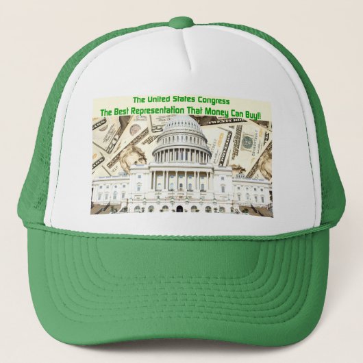 Het Amerikaanse Congres Trucker Pet (Voorkant)