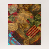 Het Amerikaanse Constitutionele Collage Legpuzzel (Verticaal)