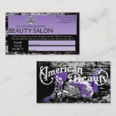 het amerikaanse dagvaardijprogramma schoonheidsgeh aanbevelingskaartje (Voorkant / Achterkant)