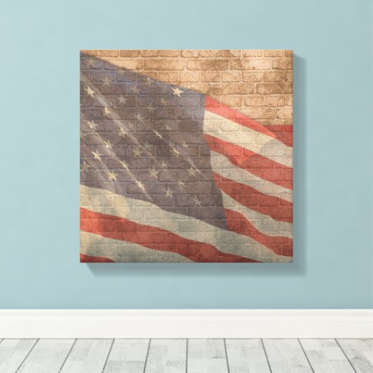 Het Amerikaanse Decor van de Muur van het Canvas (Insitu (Houten vloer))