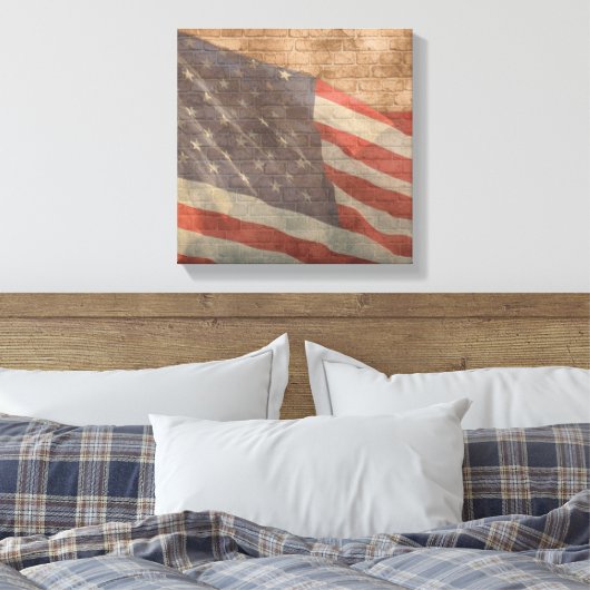 Het Amerikaanse Decor van de Muur van het Canvas (Insitu (Slaapkamer))