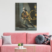 Het Amerikaanse Fireman: Altijd klaar Canvas Afdruk (Insitu (Woonkamer))