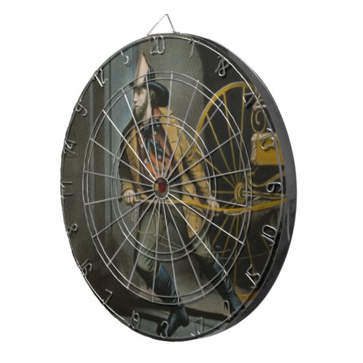 Het Amerikaanse Fireman: Altijd klaar Dartbord (Voorkant Rechts)