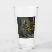 Het Amerikaanse Fireman: Altijd klaar Glas (Voorkant)