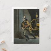 Het Amerikaanse Fireman: Altijd klaar Kaart (Voorkant / Achterkant in situ)