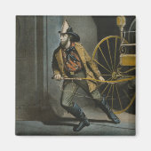 Het Amerikaanse Fireman: Altijd klaar Magneet (Voorkant)