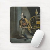 Het Amerikaanse Fireman: Altijd klaar Muismat (Met muis)