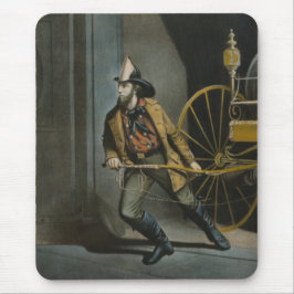 Het Amerikaanse Fireman: Altijd klaar Muismat