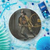 Het Amerikaanse Fireman: Altijd klaar Papieren Bordje (Feest)