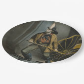 Het Amerikaanse Fireman: Altijd klaar Papieren Bordje (Gekanteld)