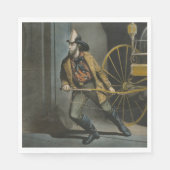 Het Amerikaanse Fireman: Altijd klaar Servet (Voorkant)