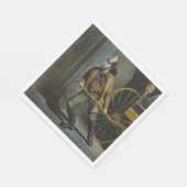 Het Amerikaanse Fireman: Altijd klaar Servet (Hoek)