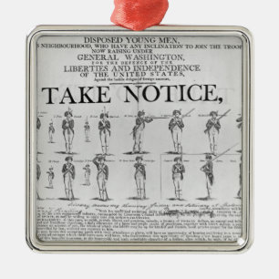 Het Amerikaanse leger rekruteert verschillende sta Metalen Ornament