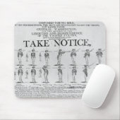 Het Amerikaanse leger rekruteert verschillende sta Muismat (Met muis)