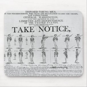 Het Amerikaanse leger rekruteert verschillende sta Muismat