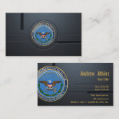 Het Amerikaanse ministerie van Defensie (DOD) Embl Visitekaartje (Voorkant / Achterkant)