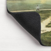 Het Amerikaanse nationale spel van honkbal Muismat (Hoek)