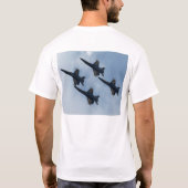 Het Amerikaanse Navy Blue Angels Demonstration Tea T-shirt (Achterkant)