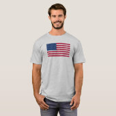 Het Amerikaanse shirt van vlagcamo (Voorkant volledig)