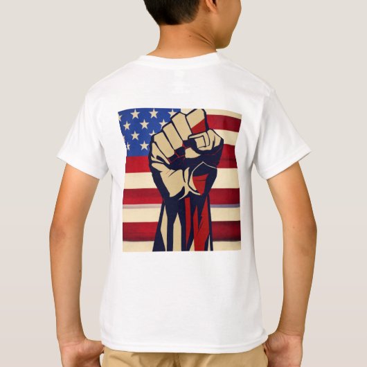 Het Amerikaanse T-shirt (Achterkant)