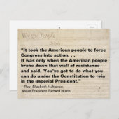 Het Amerikaanse volk moest zich verzetten tegen he Briefkaart (Voorkant / Achterkant)