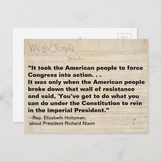 Het Amerikaanse volk moest zich verzetten tegen he Briefkaart (Voorkant / Achterkant)