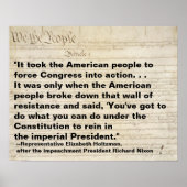 Het Amerikaanse Volkscongres dwingt om te proteste Poster (Voorkant)