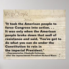 Het Amerikaanse Volkscongres dwingt om te proteste Poster