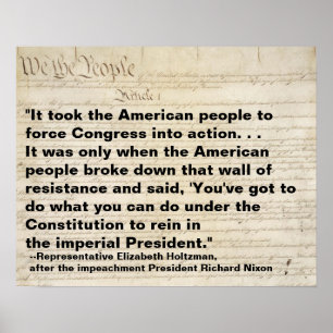 Het Amerikaanse Volkscongres dwingt om te proteste Poster