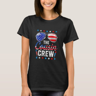 Het Amerikaanse vuurwerk van de Neef Crew van 4 ju T-shirt