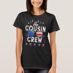Het Amerikaanse vuurwerk van de Neef Crew van 4 ju T-shirt