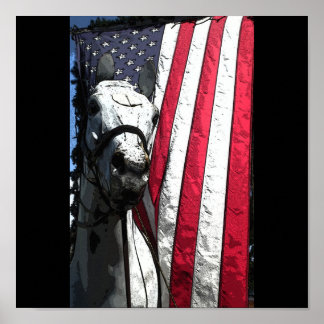 Het Amerikaanse werkpaard Poster