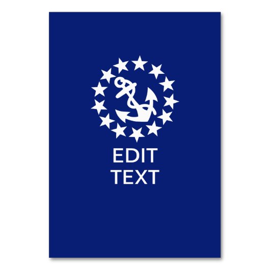 Het Amerikaanse ZeevaartAnker van de Vlag van het Kaart (Voorkant)