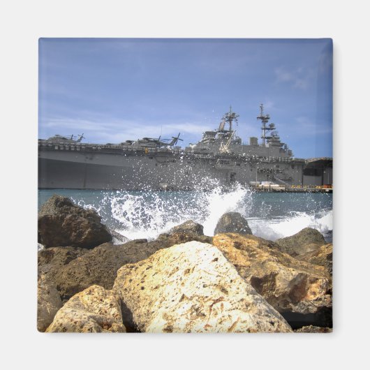 Het amfibieschip USS Kearsarge Magneet (Voorkant)