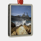 Het amfibieschip USS Kearsarge Metalen Ornament (Rechts)
