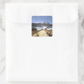 Het amfibieschip USS Kearsarge Vierkante Sticker (Tas)