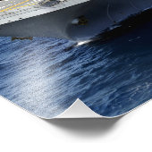 Het amfibieschip USS Peleliu Foto Afdruk (Hoek)