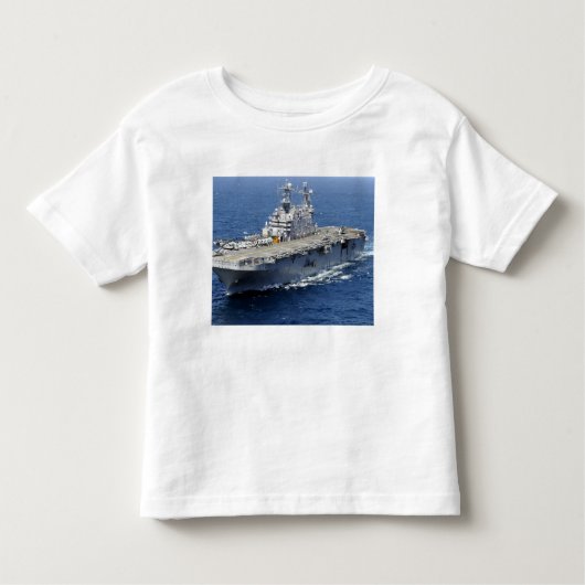 Het amfibieschip USS Peleliu Kinder Shirts (Voorkant)