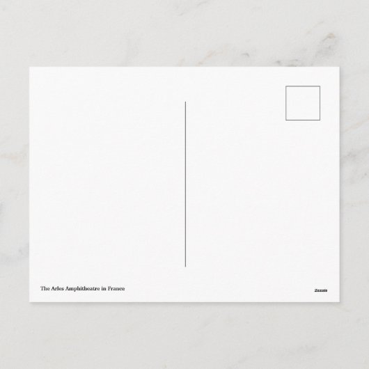 Het amfitheater in Arles in Frankrijk Feestdagenkaart (Achterkant)