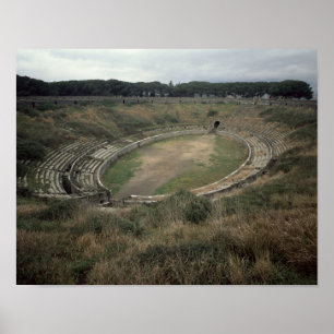 Het amfitheater poster