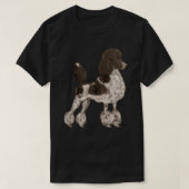 Het&amp;39;s een poodle parti Sticker.png T-shirt (Design voorkant)