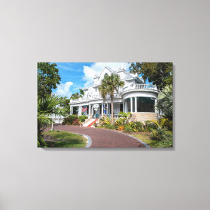 Het Amsterdamse Curry Mansion Canvas Afdruk