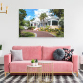 Het Amsterdamse Curry Mansion Canvas Afdruk (Insitu (Woonkamer))