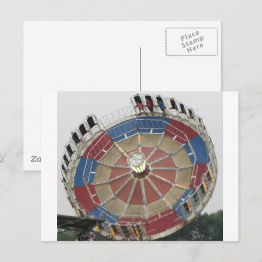 Het Amusment Park Roundup Briefkaart (Voorkant / Achterkant)