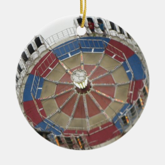 Het Amusment Park Roundup Keramisch Ornament (Voorkant)