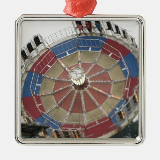 Het Amusment Park Roundup Metalen Ornament (Voorkant)