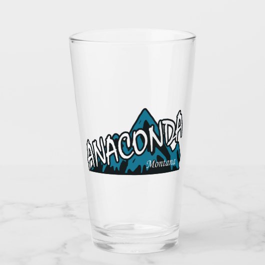 Het Anaconda Montana gebergte Glas (Voorkant)