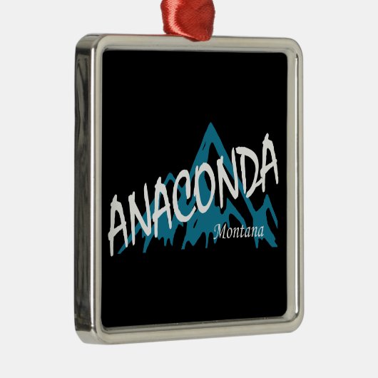 Het Anaconda Montana gebergte Metalen Ornament (Rechts)