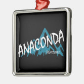 Het Anaconda Montana gebergte Metalen Ornament (Links)